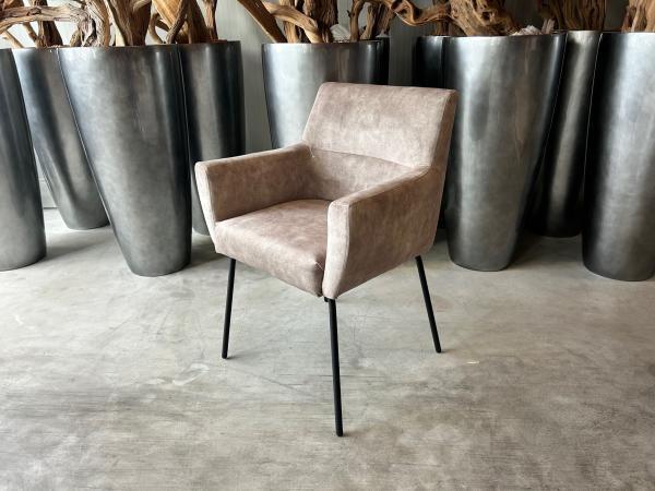 Veiling - Armstoel Killian (set van 6) Velvet - Velours - Li, Huis en Inrichting, Stoelen