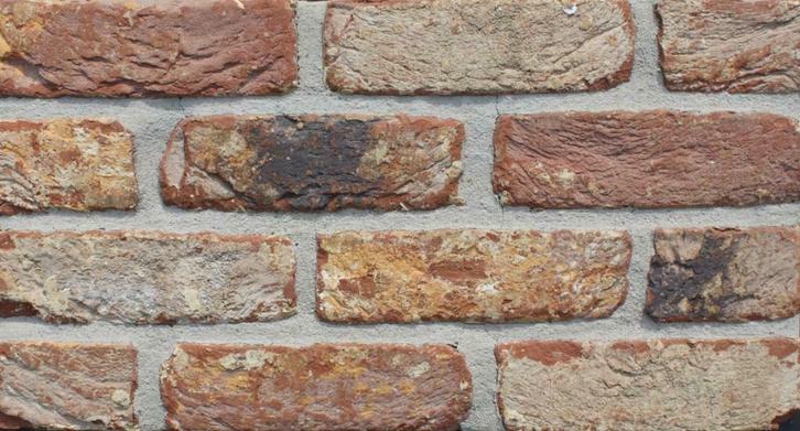 art. 8297 dikformaat oud rood nuance gevelstenen, Doe-het-zelf en Verbouw, Metselstenen, Bakstenen, Nieuw