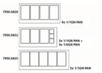 Saladette 2x 1/1 GN | RVS | 2 Deurs | Rechte Glasopstand | 1, Ophalen of Verzenden, Nieuw