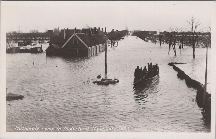 RILLAND - Nationale ramp in Nederland 1 Februari 1953, Verzamelen, Ansichtkaarten | Nederland