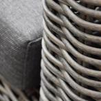 Cervo hoek loungeset 5-delige grijs wicker, Tuin en Terras, Tuinsets en Loungesets, Ophalen of Verzenden, Nieuw