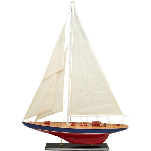 Zeilboot Model 65cm Blauw, Hobby en Vrije tijd, Modelbouw | Boten en Schepen, Ophalen of Verzenden