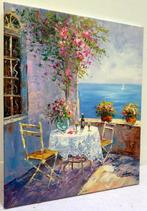 Christof Vevers (1962) - Riviera Italienne - Côte, Antiek en Kunst, Kunst | Schilderijen | Klassiek