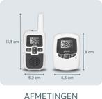 Alecto DBX-80 - Babyfoon met groot bereik - Tot 3km - Wit/An, Verzenden, Nieuw