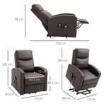 TRUUSK Relaxstoel met Opsta-hulp en Elektrische Massagefunct, Huis en Inrichting, Fauteuils, Verzenden, Nieuw