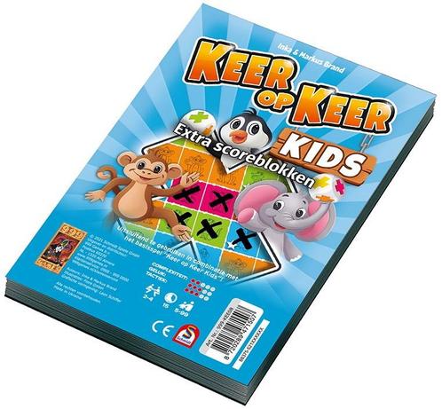 Scoreblokken Keer op Keer Kids | 999 Games - Spelonderdelen, Hobby en Vrije tijd, Gezelschapsspellen | Bordspellen, Nieuw, Verzenden