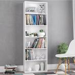 Boekenkast 6 Lagen – Houten Opbergrek en Displaykast 180 cm, Huis en Inrichting, Kasten | Boekenkasten, Verzenden, Nieuw