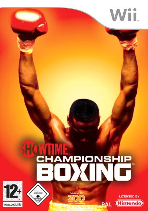Showtime Championship Boxing-Standaard (Wii) Gebruikt, Spelcomputers en Games, Games | Nintendo Wii, Zo goed als nieuw, Ophalen of Verzenden