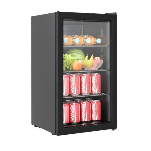 Mini koelkast | Glazen deur | 80L | (H)84x(B)47,4(D)44cm, Zakelijke goederen, Horeca | Keukenapparatuur, Nieuw in verpakking, Verzenden