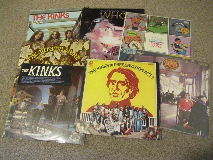 The Who, The Kinks, The Small Faces - Collection of 7x Mod, Cd's en Dvd's, Vinyl Singles