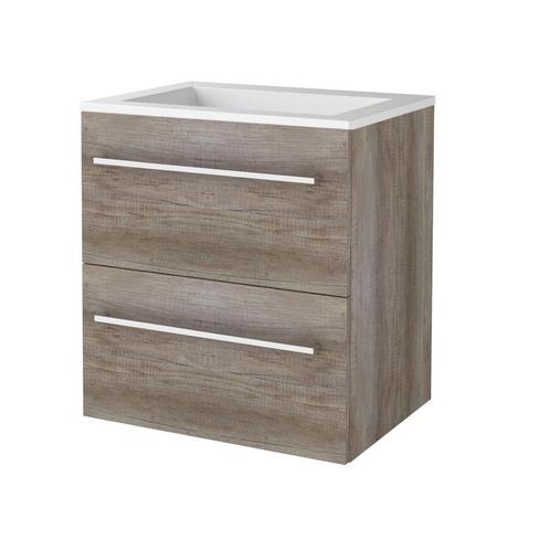Badmeubelset Aquasplash Salt 60x46cm Met Grepen (Kleurkeuze), Doe-het-zelf en Verbouw, Sanitair, Ophalen of Verzenden