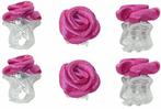 Haarspeld Klem Roosje Fuchsia Roze, Nieuw