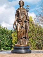 Beeld, athena godin van de wijsheid - 34 cm - brons marmer