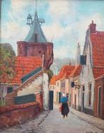 Johan Rockx ( 1892-1952 ) - Vischpoort Elburg, Antiek en Kunst, Kunst | Schilderijen | Klassiek