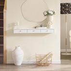 2dekans | SoBuy Wandplank Met 3 Lades – 91 x 15 x 10 cm –, Huis en Inrichting, Woonaccessoires | Overige, Ophalen of Verzenden