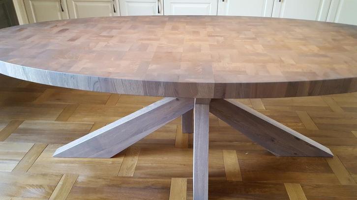 Kops houten ovale tafel model Le Havre | NIEUW top kwaliteit, Huis en Inrichting, Tafels | Eettafels, 100 tot 150 cm, 200 cm of meer