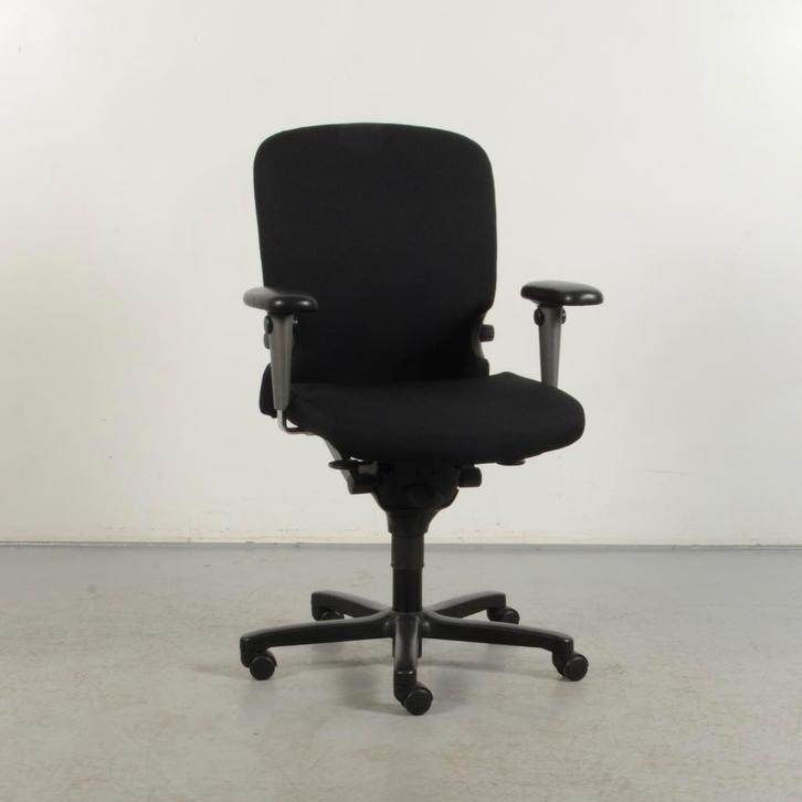 Bureaustoel Haworth Comforto 77 - Zwart - Opnieuw, Zakelijke goederen, Kantoor en Winkelinrichting | Kantoormeubilair en Inrichting