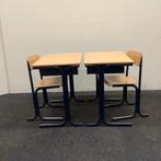 complete school set van 25 stuks tafels + stoelen (stip, Huis en Inrichting, Stoelen, Ophalen of Verzenden, Gebruikt, Hout, Vijf, Zes of meer stoelen