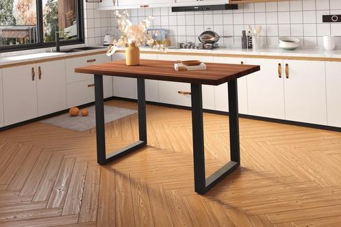 Nicola bartafel, mango (nieuw, outlet), Huis en Inrichting, Tafels | Eettafels, Nieuw, Overige houtsoorten, Metaal