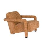 *WOONWINKEL* Dutchbone Kent Grof Geweven Fauteuil Ochre, Huis en Inrichting, Verzenden, Nieuw, Stof