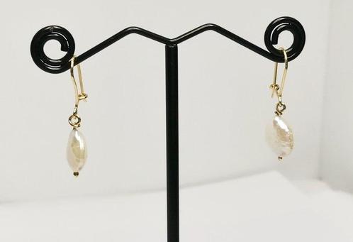 Zonder Minimumprijs - Oorbellen - 18 karaat Geel goud Parel, Sieraden, Tassen en Uiterlijk, Oorbellen