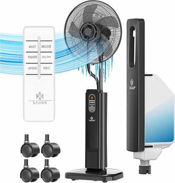 KESSER® Frosty Staande ventilator met water, ultrasone sproe beschikbaar voor biedingen