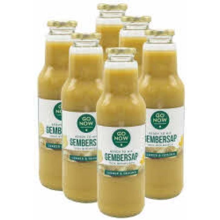 Actie set gembersap 6x 750ml, Diversen, Levensmiddelen, Ophalen of Verzenden
