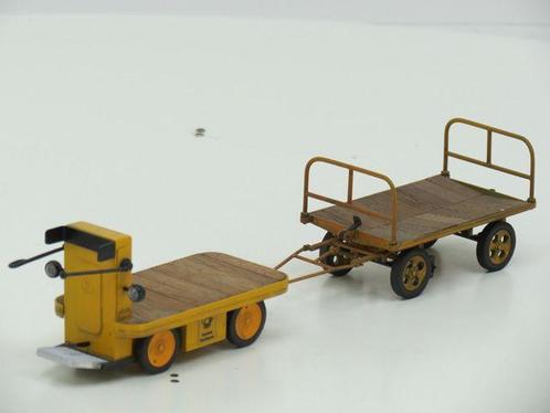 GS Deutsche post Elektrokarre mit anhanger (Automodellen), Hobby en Vrije tijd, Modelbouw | Figuren en Diorama's, Nieuw, Ophalen of Verzenden