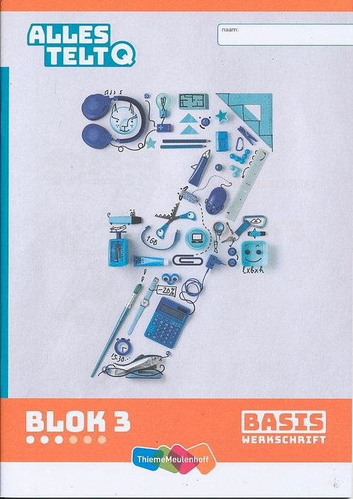 Alles Telt Q Werkschrift Basis blok 3 groep 7 (per stuk), Boeken, Schoolboeken, Nieuw, Verzenden