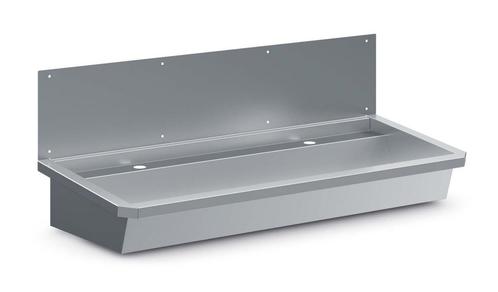 RVS Wasbak 2 Kranen 1200mm  Inclusief Afvoerplug En Spatsche, Witgoed en Apparatuur, Vaatwasmachines, Ophalen of Verzenden