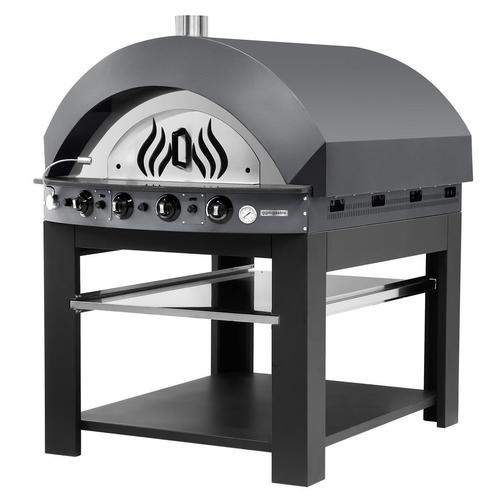 GGM Gastro | Pizzaoven op gas - Antraciet - 9x 25cm - |, Zakelijke goederen, Horeca | Overige, Verzenden