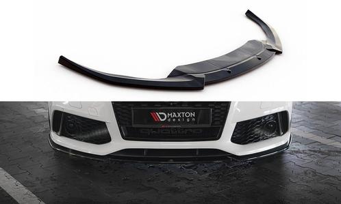 Voorspoiler V.3 Audi RS7 C7 FL Maxton Glans Zwart, Auto-onderdelen, Carrosserie en Plaatwerk, Ophalen of Verzenden