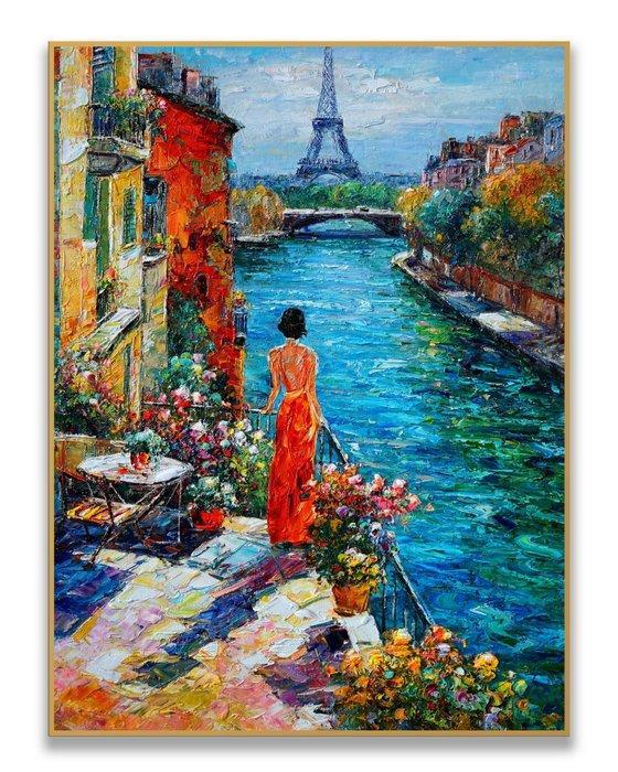 StefanoArt - Paris in Bloom, Antiek en Kunst, Kunst | Schilderijen | Modern