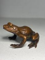 Beeld, Kikker - 30 mm - Brons, Antiek en Kunst