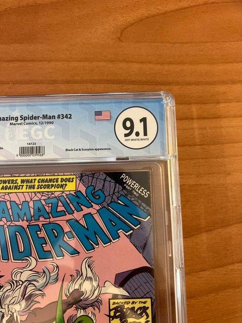 The Amazing Spider-Man #342 - EGC 9.1 - 1st appearance of, Boeken, Strips | Comics