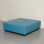 Softline hocker, blauw, 34 x 105 x 105 cm, Ophalen of Verzenden