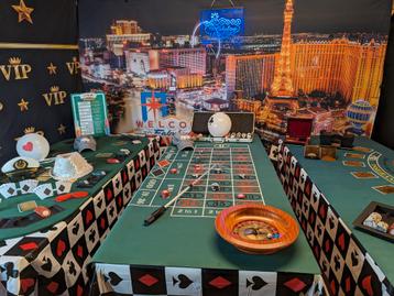 Pokertafel, Roulette en Blackjack tafel huren,casino avond
