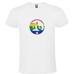 Boeddha in cirkel yin yang, Kleding | Heren, T-shirts, Nieuw, Overige maten, Roly, Verzenden