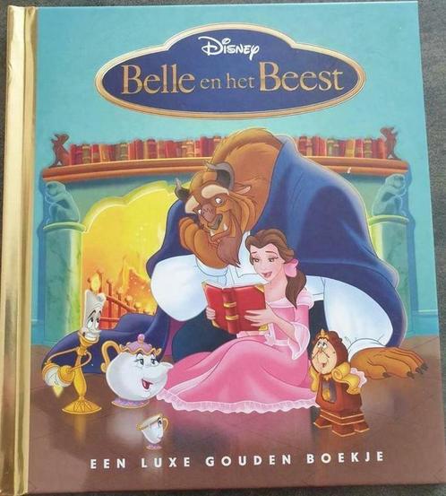 DISNEY Een Luxe Gouden Boekje - Belle en het Beest, Boeken, Kinderboeken | Kleuters, Gelezen, Verzenden