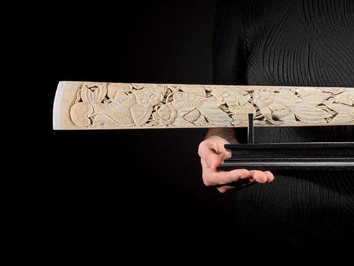 Geen minimumprijs - Indrukwekkende grote uitgehouwen, Antiek en Kunst, Kunst | Designobjecten