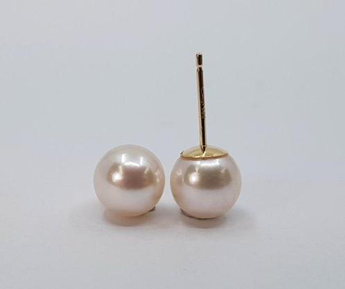 Zonder Minimumprijs - Oorstekers - 14 karaat Geel goud -, Sieraden, Tassen en Uiterlijk, Antieke sieraden