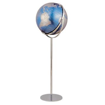 Staande Moderne Design wereldbol Apollo BLAUW. beschikbaar voor biedingen