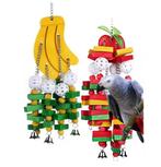 Houten Papegaai Speelgoed Schommel – Vogel Speeltrap Kooi, Dieren en Toebehoren