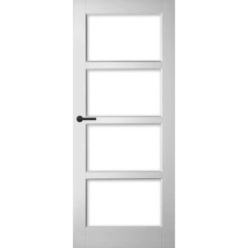 Weekamp binnendeur WK6513-A 93x211,5 (Opdek linksdraaiend), Doe-het-zelf en Verbouw, Deuren en Horren, Nieuw, Glas, Hout, Binnendeur