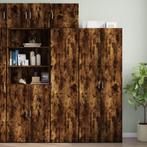 vidaXL Opbergkast smal 45x42,5x225 cm bewerkt hout gerookt, Minder dan 50 cm, Nieuw, 25 tot 50 cm, Overige houtsoorten