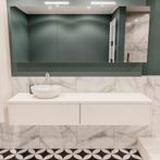 Badkamermeubel BWS Madrid Wit 180 cm met Topblad en, Doe-het-zelf en Verbouw, Sanitair, Ophalen of Verzenden, Nieuw, Bad