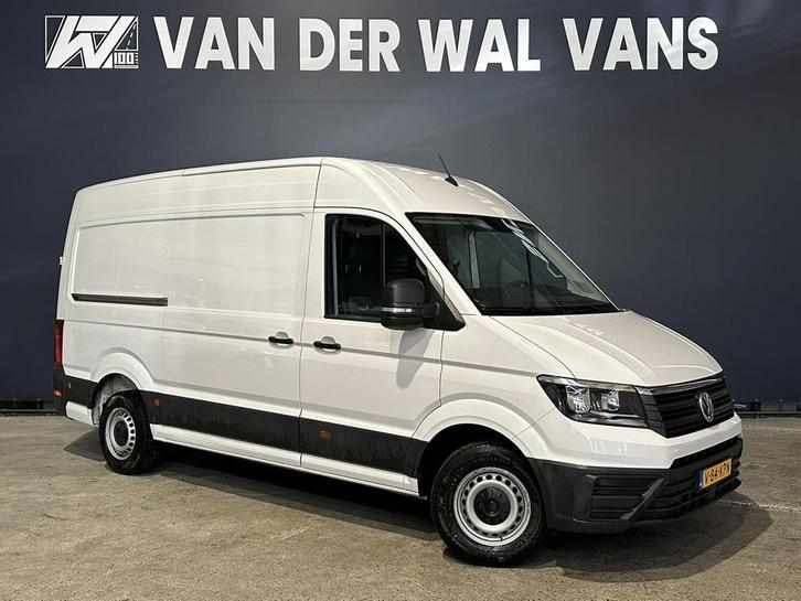 Volkswagen Crafter 2.0 TDI L3H3 L2H2 Euro6 *Rijklaar Direct, Auto's, Bestelauto's, Dealer onderhouden, Lease, Zwart, Handgeschakeld