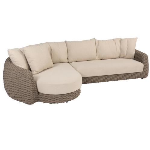 Showroommodel Maxime chaise longue loungeset 2 delig rope, Tuin en Terras, Tuinsets en Loungesets, Nieuw, Ophalen of Verzenden