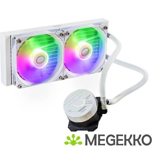 Cooler Master MasterLiquid 240L Core ARGB White, Computers en Software, Computerkoelers, Nieuw, Verzenden