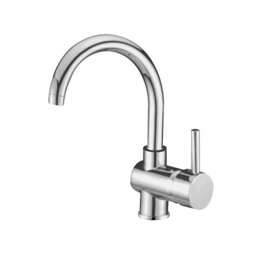 Wastafelmengkraan Best Design Ore Logo Volledig RVS, Doe-het-zelf en Verbouw, Sanitair, Kraan, Nieuw, Chroom, Ophalen of Verzenden